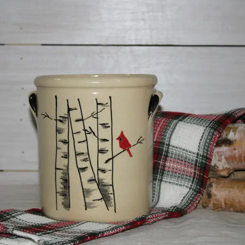 1/2 Gallon Winter Birch Crock