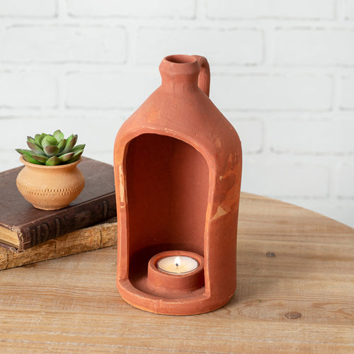 Terra Cotta Tea Light Holder