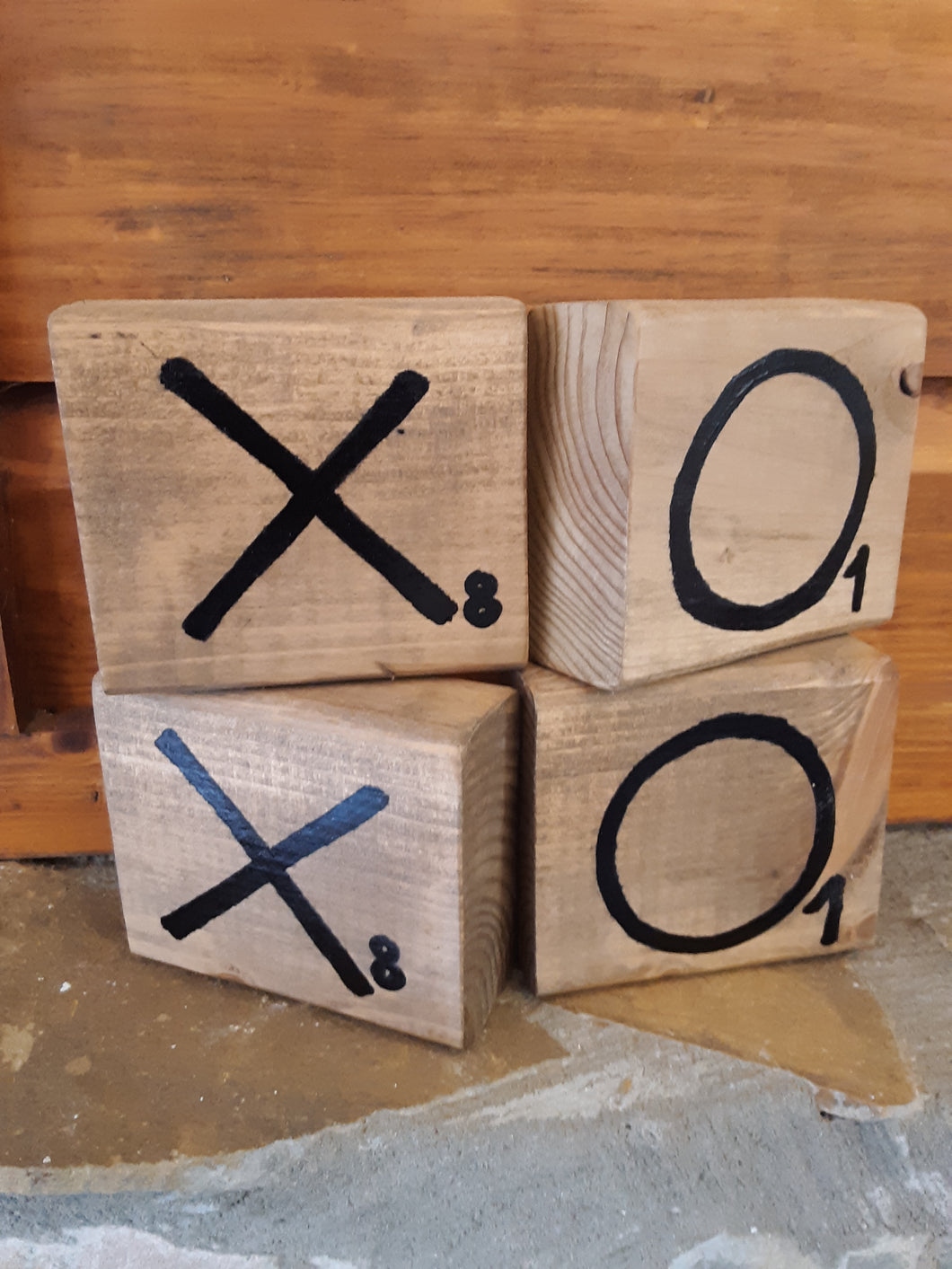 XOXO wood blocks