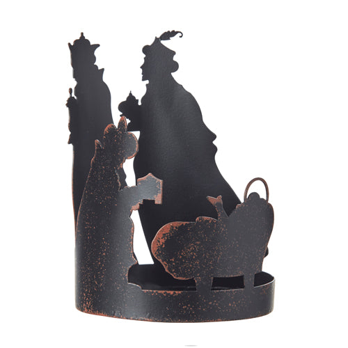 WISEMEN SILHOUETTE CANDLE HOLDER